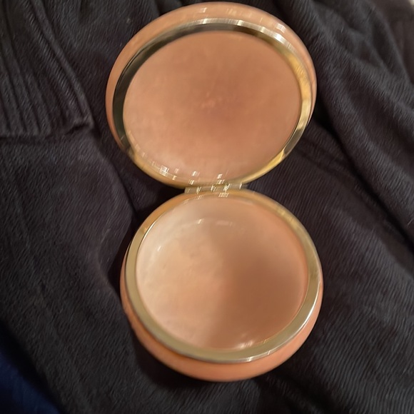 GENUINE ALABASTER COVERED JEWELRY PIECE 4 Inches X 2 inches - Picture 2 of 5